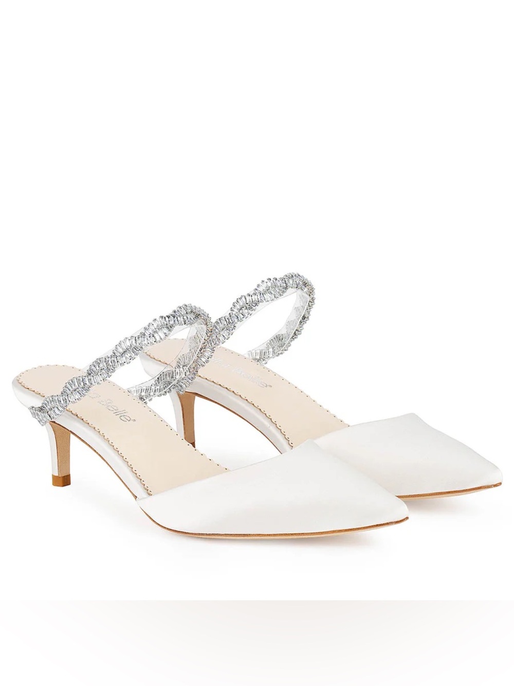 Bella Belle WREN White Heels